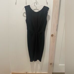 Women's Bluemarine Made In Italy 100% Silk Dress Black Low Back Approx Small